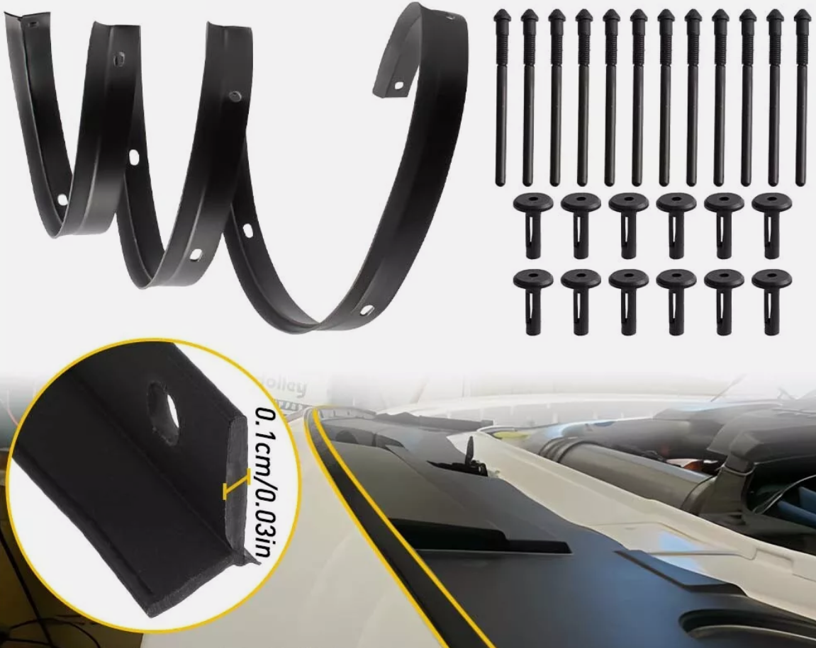 რეზინი CHALLENGER 2008-2022 კაპოტის და ბამპერის ზოლის დასაფარი